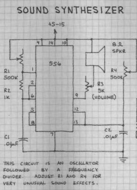 Mims' original circuit